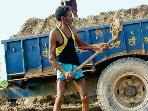 sand mining